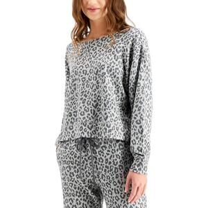 Jenni By Jennifer Moore Womens On Repeat Super Soft Crew Sleep Top Size XS